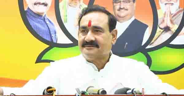 गृह मंत्री नरोत्तम मिश्रा ने कहा- MP में कांग्रेस को दो लोग चला रहे हैं काटू और छाटू, ओवैसी को लेकर कही ये बात