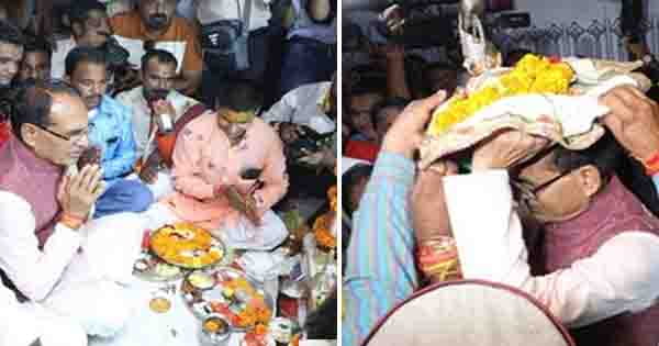 Janmashtami 2022 : CM शिवराज ने राधाकृष्‍ण मंदिर में किया बाल-गोपाल का पूजन, बोले- अपराधियों के लिए बज्र से भी कठोर हैं