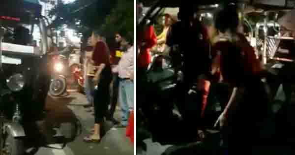 ग्वालियर : युवतियों का सड़क पर हाई वोल्टेज ड्रामा, गाड़ी में कट लगने पर ई-रिक्शा चालक को पीटा