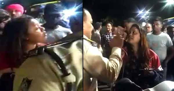 Jabalpur : सदर चौपाटी पर युवती ने जमकर मचाया हंगामा, पुलिस से भी उलझी