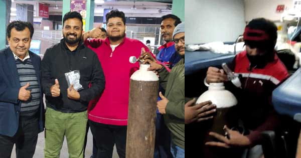 Bhopal News : रेलवे स्टेशन पर ब्रेन हेमरेज पीड़ित यात्री का गिर रहा था ऑक्सीजन लेवल, 2 घंटे में उपलब्ध कराया सिलेंडर