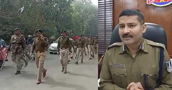 इंदौर के संवेदनशील इलाके में पुलिस ने निकाला फ्लैग मार्च, पुलिस कमिश्नर बोले- स्थिति सौहार्दपूर्ण बनी हुई है