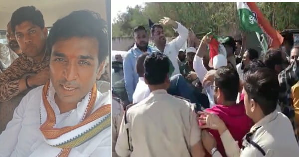 इंदौर : विक्रांत भूरिया बोले- हम सावरकर की नहीं राहुल गांधी की सेना है, कांग्रेसी कार्यकर्ताओं ने पुलिस की गाड़ियों को रोका
