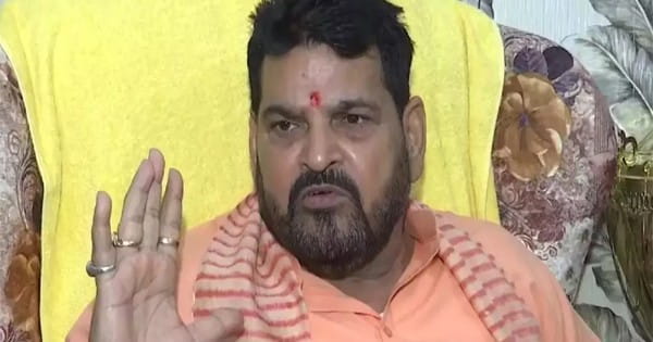 मुझे फांसी दे दो, लेकिन कुश्ती की गतिविधियां नहीं रुकनी चाहिए : WFI प्रमुख बृजभूषण शरण सिंह