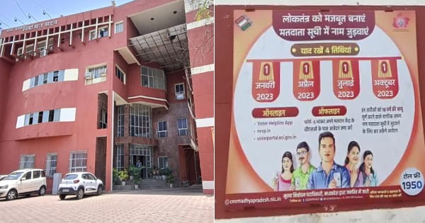 भोपाल : मतदाता सूची में नाम जोड़ने के लिए चलेगा विशेष अभियान, द्वितीय विशेष संक्षिप्त पुनरीक्षण में विभिन्न गतिविधियां की जाएंगी