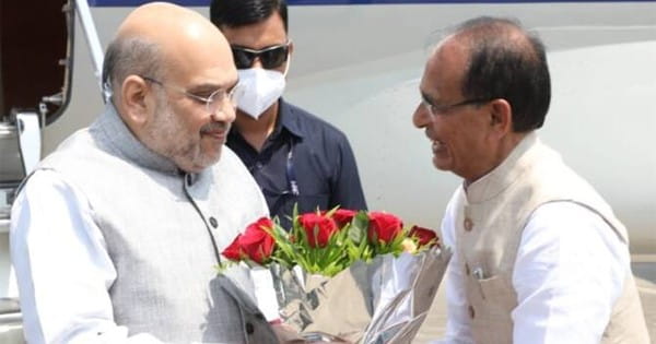 15 दिन में दूसरी बार आज MP आएंगे अमित शाह, भोपाल में रात को साढ़े 3 घंटे लेंगे BJP के आला नेताओं की बैठक; तय होगी चुनाव की रणनीति