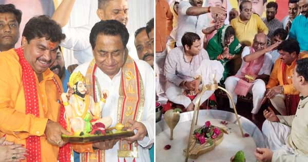इंदौर : अमित शाह के दौरे को लेकर दिग्विजय सिंह ने भाजपा पर कसा तंज, बाणेश्वरी कुंड पर रुद्राभिषेक में शामिल हुए दोनों पूर्व मुख्यमंत्री