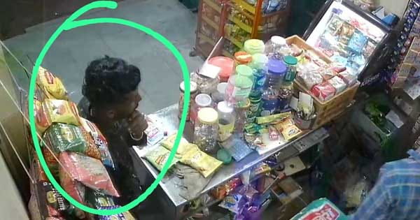 इंदौर : चिप्स लेने के बहाने दुकान में घुसा बदमाश, गल्ले से 20 हजार रुपए लेकर फरार; CCTV कैमरे में कैद हुई घटना