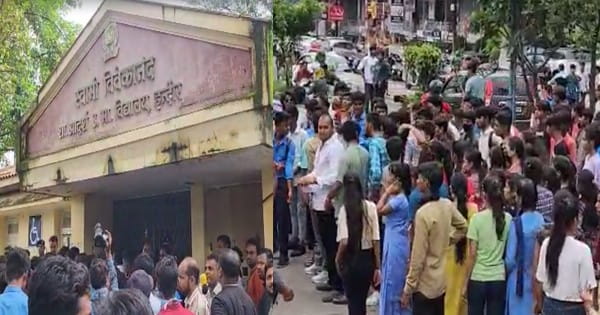 VIDEO : इंदौर में छात्र की हत्या के बाद गुस्साए परिजन और छात्रों में आक्रोश, स्कूल प्रबंधन पर कार्रवाई की मांग की