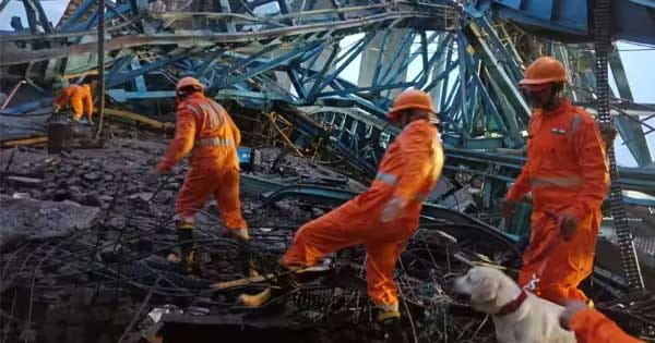 महाराष्ट्र के ठाणे में बड़ा हादसा : समृद्धि एक्सप्रेस-वे पर गर्डर लॉन्चिंग मशीन गिरने से 17 लोगों की मौत, रेस्क्यू जारी