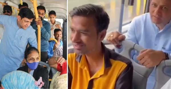 वाह रे इंदौरी… देश के सबसे स्वच्छ शहर में युवक ने महापौर के सामने ही चलती बस की खिड़की से बाहर थूका गुटखा, देखें VIDEO