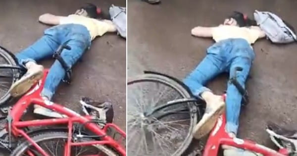 शिवपुरी में पुलिस वाहन ने साइकिल सवार छात्रा को रौंदा, कोचिंग से घर लौट रही थी