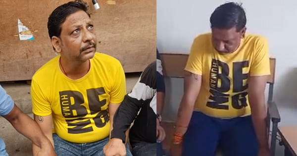 उज्जैन लोकायुक्त की बड़ी कार्रवाई : नगर निगम का दरोगा 1500 रुपए की रिश्वत लेते पकड़ाया, गैरहाजिरी न लगाने के लिए मांगी थी घूस; देखें VIDEO