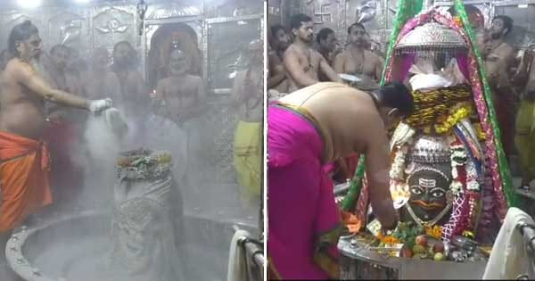 सावन का पांचवां सोमवार : महाकाल की अलौकिक भस्म आरती में शामिल हुए हजारों श्रद्धालु, 4 बजे निकलेगी सवारी; देखें VIDEO