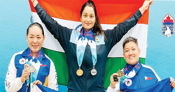 रीना गुर्जर ने कराते में जीता गोल्ड, सिल्वर मेडल
