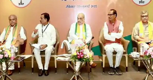 20 अगस्त को शिवराज सरकार पेश करेगी रिपोर्ट कार्ड, ग्वालियर में होगी BJP कार्यसमिति की बैठक; अमित शाह भी करेंगे शिरकत