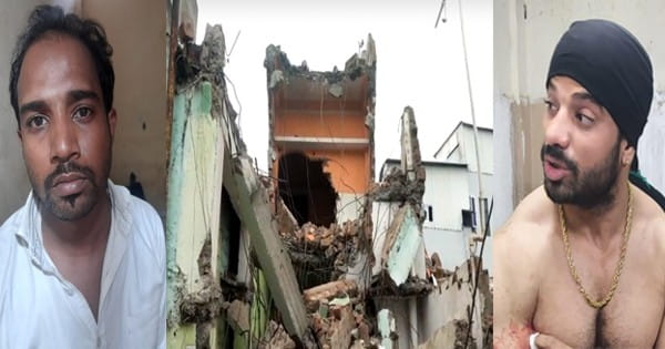 VIDEO : कनाड़िया थाना क्षेत्र में हुई युवक की हत्या के मामले में आरोपियों के घर जमींदोज, कार ओवरटेक करने पर हुआ था विवाद