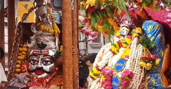 VIDEO : सावन के 7वें सोमवार जटाशंकर स्वरूप में दर्शन देने निकले बाबा महाकाल; प्रजा ने किया राजा का स्वागत