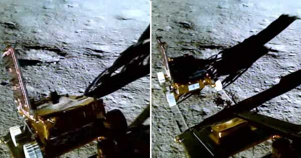चंद्रयान-3 के लैंडर से चांद की सतह पर उतरा रोवर,  ISRO ने जारी किया VIDEO;  चंद्रयान-2 ने भी भेजी तस्वीरें