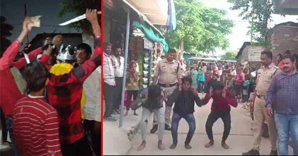 इंदौर : सोशल मीडिया पर चाकू लहराते हुए पोस्ट डालने वाले 3 आरोपी गिरफ्तार, चाकू के दम पर इलाके में फैलाते थे खौफ, पुलिस ने निकाला जुलूस और लगवाई उठक-बैठक