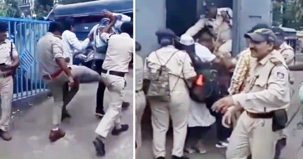 VIDEO : भोपाल में चयनित पटवारियों को पुलिस ने मारे लात-घूंसे, जबरन अपनी गाड़ी में बैठाया, नियुक्ति पाने के लिए युवा कर रहे थे आंदोलन