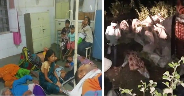 शिवपुरी में हादसा : श्रद्धालुओं से भरा मिनी ट्रक पलटा, 3 की मौत, दो दर्जन घायल; सत्संग में शामिल होकर जा रहे थे ग्वालियर