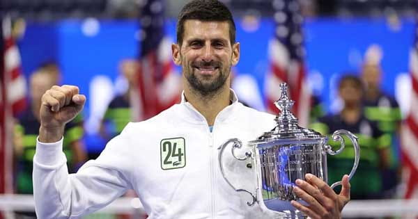 US Open 2023 : नोवाक जोकोविच ने जीता 24वां ग्रैंड स्लैम खिताब, मार्गरेट कोर्ट की बराबरी की; यूएस ओपन फाइनल में मेदवेदेव को दी शिकस्त