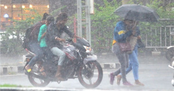 MP Weather Update : प्रदेश में बारिश का दौर जारी, कई जिलों में भारी वर्षा का अलर्ट जारी