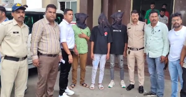 VIDEO : उज्जैन में चेन स्नैचिंग करने वाले दो बदमाश गिरफ्तार, चोरी का माल खरीदने वाला व्यापारी भी हिरासत में; 3 चेन और एक बाइक बरामद