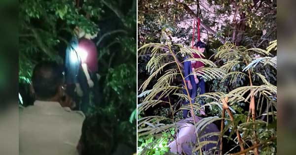 भोपाल : सुभाष नगर फाटक के पास पेड़ से लटका मिला युवक-युवती का शव, नरसिंहपुर के रहने वाले हैं दोनों; पुलिस प्रेम-प्रसंग के एंगल से भी कर रही जांच