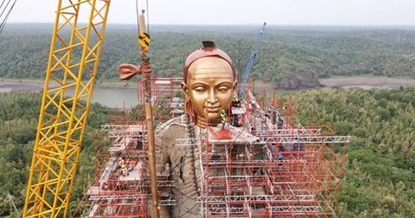 ओंकारेश्वर में कल होगा आदि शंकराचार्य की 108 फीट ऊंची प्रतिमा का अनावरण, CM शिवराज ने की लोगों से शामिल होने की अपील