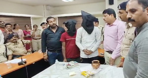 उज्जैन पुलिस ने बिहारी गैंग के 4 बदमाशों को किया गिरफ्तार, सोना और हथियार बरामद; बर्तन चमकाने के नाम पर करते थे ठगी की वारदात