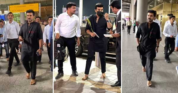 एयरपोर्ट पर नंगे पांव दिखे राम चरण : 41 दिनों तक ऐसे ही रहेंगे एक्टर, जानें इसके पीछे की वजह