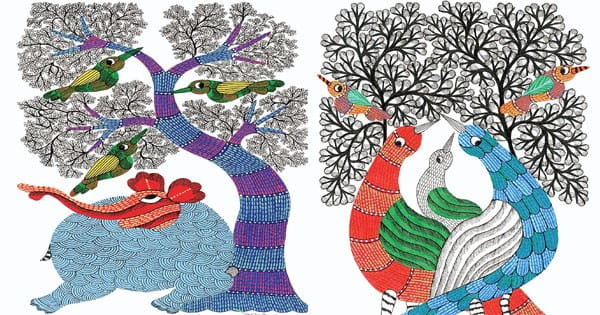 मजदूर माता-पिता के बेटे की जनजातीय संग्रहालय में पेंटिंग एग्जीबिशन