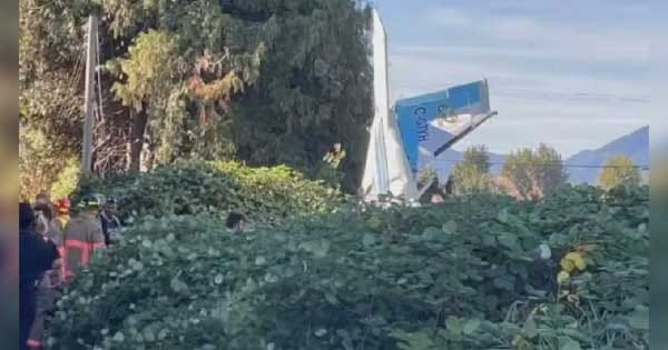 Canada Plane Crash : कनाडा के ब्रिटिश कोलंबिया में प्लेन क्रैश, दो भारतीय ट्रेनी पायलट समेत तीन की मौत
