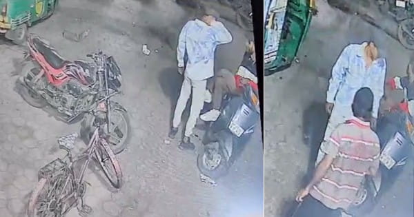 VIDEO : इंदौर में रैकी कर डिक्की में रखा हुआ सोने का हार किया चोरी, CCTV फुटेज के आधार पर हत्थे चढ़े आरोपी