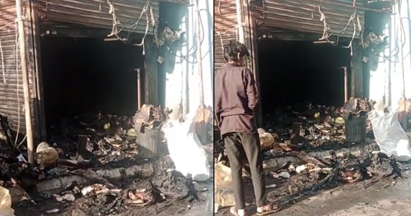 VIDEO : कैफे के बाहर खड़े होकर सिगरेट पीती थीं लड़कियां, महज इस बात से खफा बुजुर्ग ने लगा दी आग