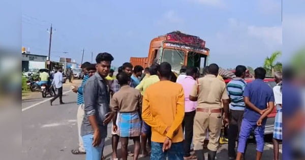 तमिलनाडु के तिरुवन्नामलाई में सड़क हादसा, कार और लॉरी की टक्कर में 7 लोगों की मौत