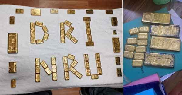 DRI ने तीन जगह की छापेमारी, 19 करोड़ का सोना किया जब्त, 11 लोग गिरफ्तार