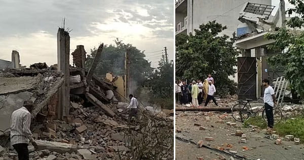 UP News : मेरठ की साबुन फैक्ट्री में धमाका... मलबा हटाने के दौरान फिर हुआ ब्लास्ट, 4 लोगों की मौत; मलबे में दबे 10 मजदूर