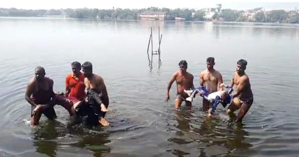 राजधानी में हत्या कर सुसाइड का सनसनीखेज मामला : चाचा ने भतीजे को छोटे तालाब में फेंका, फिर खुद ने लगा दी छलांग; मौत