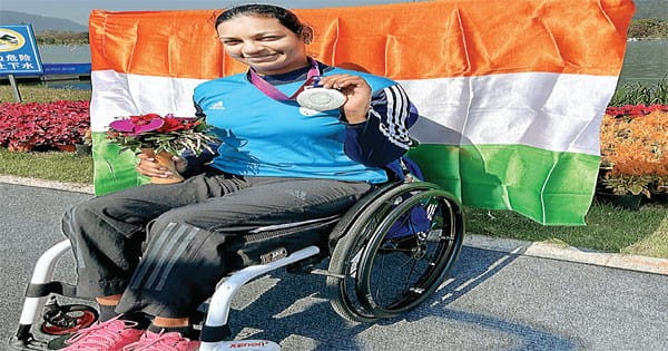 भोपाल में प्रैक्टिस कर प्राची ने पैरा एशियन गेम्स में जीता रजत