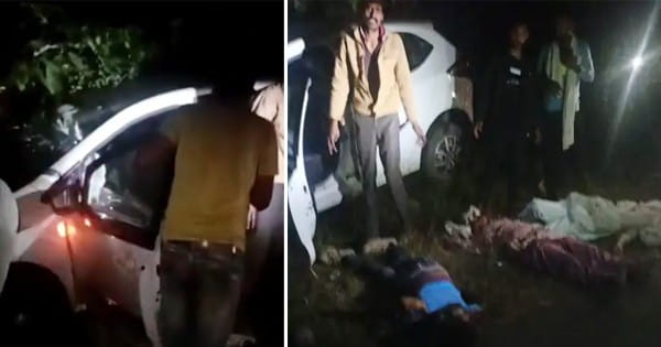 बीना-सागर हाईवे पर एक्सीडेंट : दो कारों की भिडंत में 3 लोगों की मौत, ठाकुर बाबा मंदिर के पास हुआ हादसा