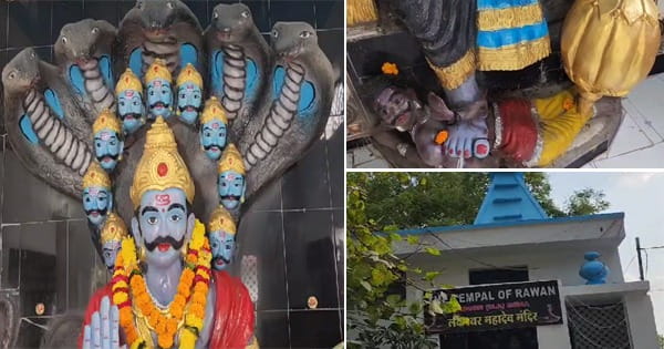 इंदौर में रावण का मंदिर : गौहर परिवार सुबह 10:10:10 बजे करता है विशेष पूजा, दशानन का दहन रोकने के लिए कई बार लगा चुके हैं याचिका