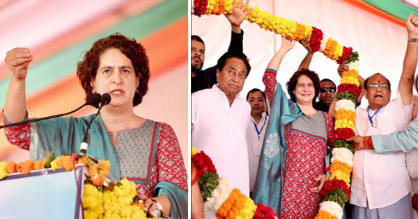 दमोह में प्रियंका बोलीं- देश में OBC की सही संख्या जानने के लिए जरूरी है जाति जनगणना