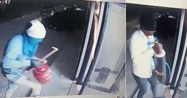 इंदौर : अंतर्राज्यीय ATM चोर गैंग के सामने आए VIDEO, गैस कटर लेकर वारदात को अंजाम देने जा रहे थे आरोपी