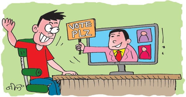 भाजपा का हाईटेक कैंपेन: फर्स्ट टाइम वोटर्स को लुभाने के लिए विदेशों से कॉल