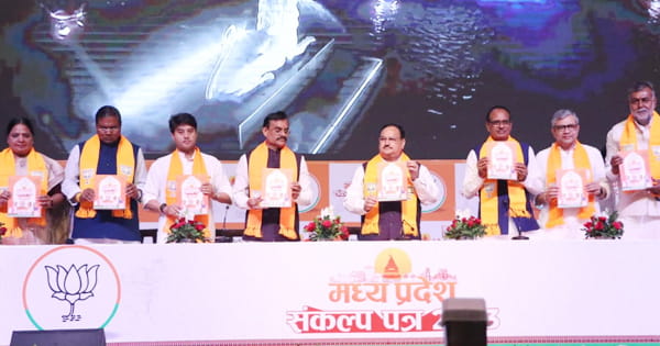 BJP का संकल्प पत्र जारी, गरीबों को सस्ती दाल, तेल और चीनी, गेहूं के लिए 2,700 और धान के लिए 3,100 रूपए क्विंटल, 10 संकल्पों के जरिए सत्ता में वापसी की आस