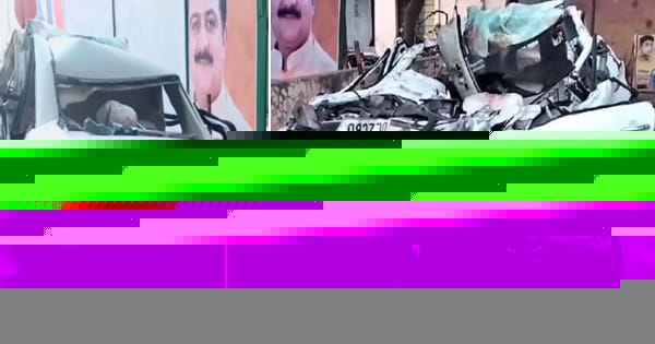 मुजफ्फरनगर में दर्दनाक हादसा, कार और ट्रक की टक्कर से 6 की मौत; दिल्ली से हरिद्वार जा रहे थे दोस्त