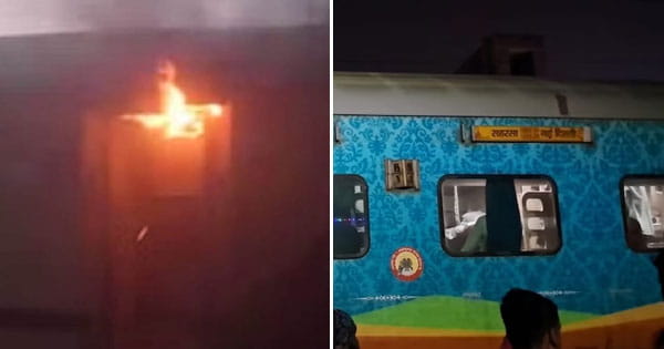 उत्तर प्रदेश के इटावा में 12 घंटे में दूसरा रेल हादसा : वैशाली एक्सप्रेस में लगी आग... 19 यात्री जख्मी, कल दरभंगा एक्सप्रेस में लगी थी आग